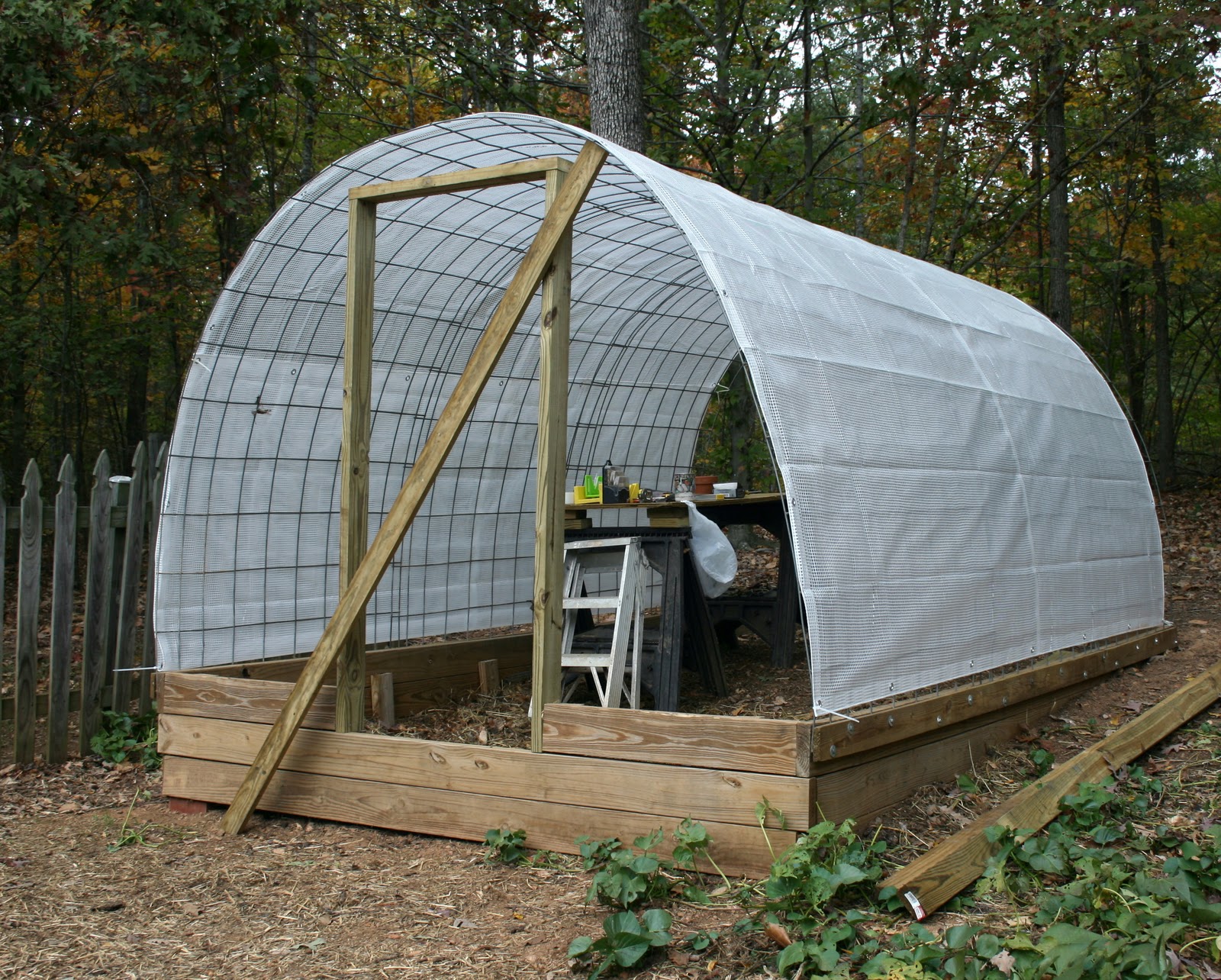 Building a Greenhouse with Cattle Panels